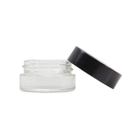 10ml Glass Shoulderless Screw Top Jars w/Grooved Anti-Leak Gasket