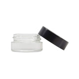 7ml Glass Shoulderless Screw Top Jars w/Grooved Anti-Leak Gasket