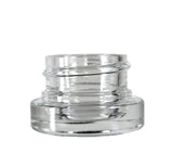 3ml Glass Shoulderless Screw Top Jars w/Grooved Anti-Leak Gasket