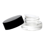 3ml Glass Shoulderless Screw Top Jars w/Grooved Anti-Leak Gasket