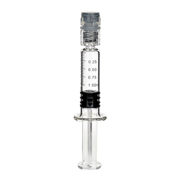 Glass Tube Applicator Luer Lock Syringes /w Measurements 1ML